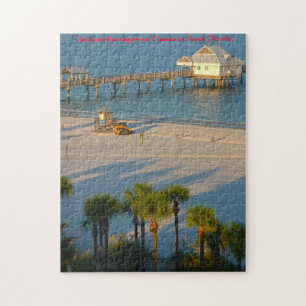Puzzle Plage aux eaux cristallines de Floride. Vœux de No