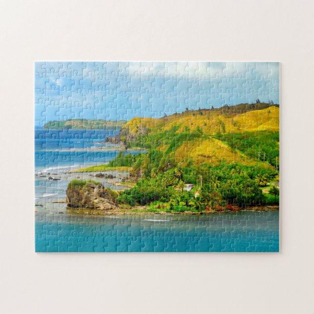 Puzzle Plage côtière de Guam. (Horizontal)