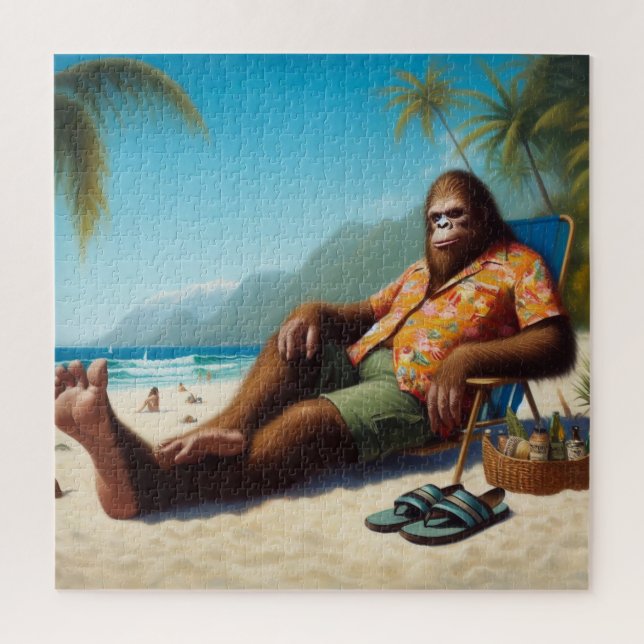 Puzzle Plage de Bigfoot (Vertical)