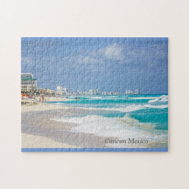 Puzzle Plage de Cancun Mexico (Horizontal)