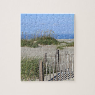 Puzzle Plage de Caswell, terre d'OR et paysage marin