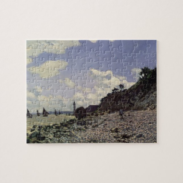 Puzzle Plage de Claude Monet | chez Honfleur, 1864 (Horizontal)