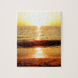 Puzzle Plage de coucher du soleil, Cape May NJ