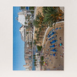 Puzzle Plage de Del Malpas, Benidorm, Costa Blanca, Espag