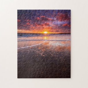 Puzzle Plage de l'État de Ventura au coucher du soleil