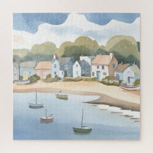 Puzzle Plage de Rhode Island Rivage Aquarelle