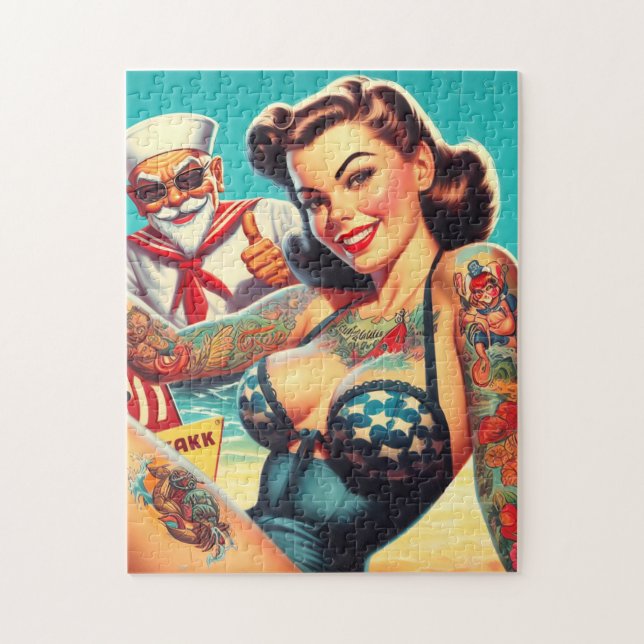 Puzzle Plage de tatouage (Vertical)