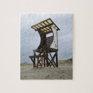Puzzle Plage de Wrightsville de support de maître nageur