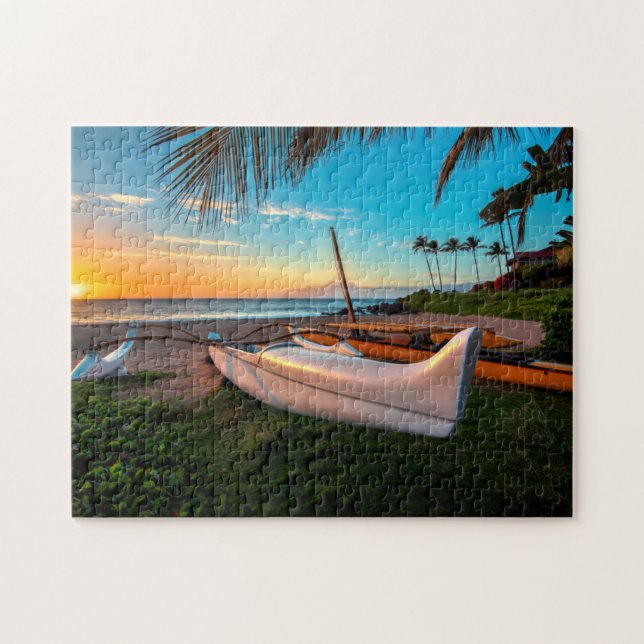Puzzle Plage du sud de Maui au coucher du soleil | Maui, (Horizontal)