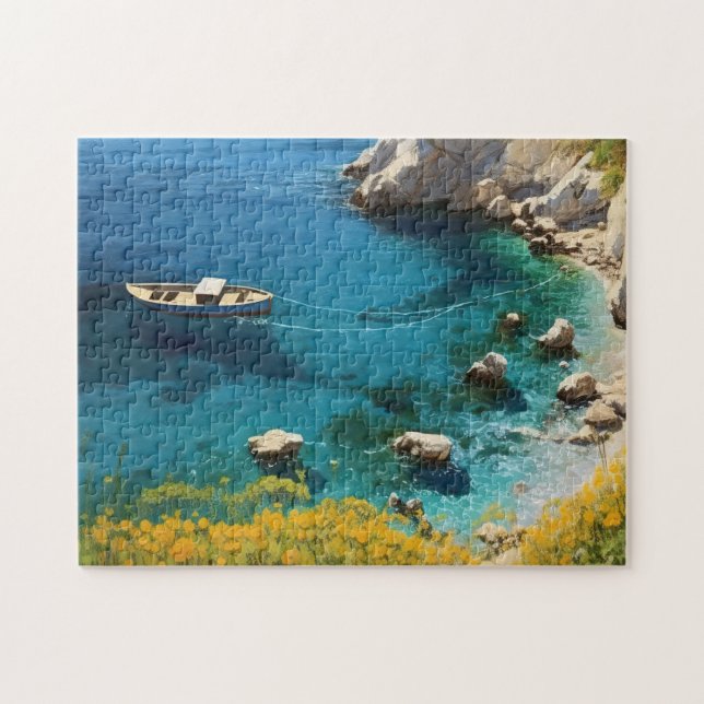 Puzzle Plage en Grèce (Horizontal)