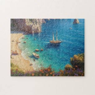 Puzzle Plage en Grèce