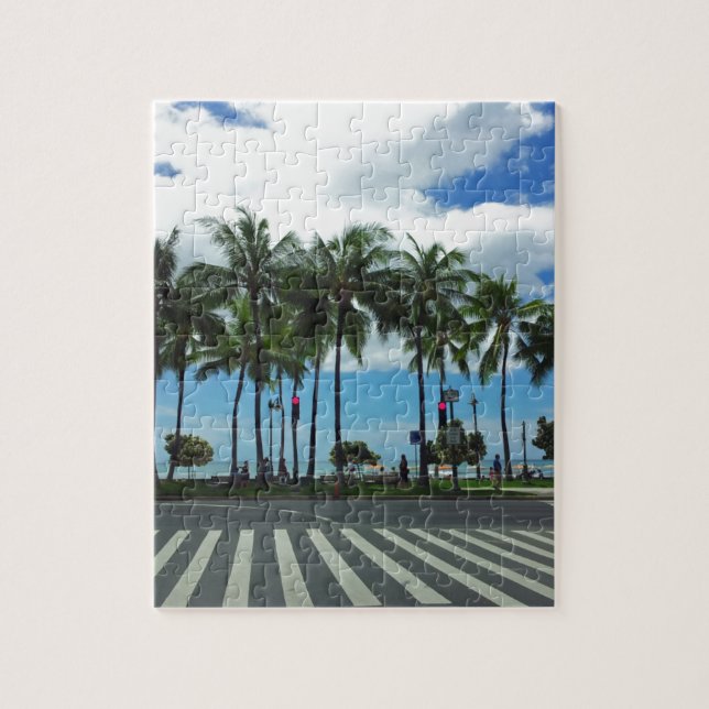 Puzzle Plage Hawaï de Waikiki (Vertical)