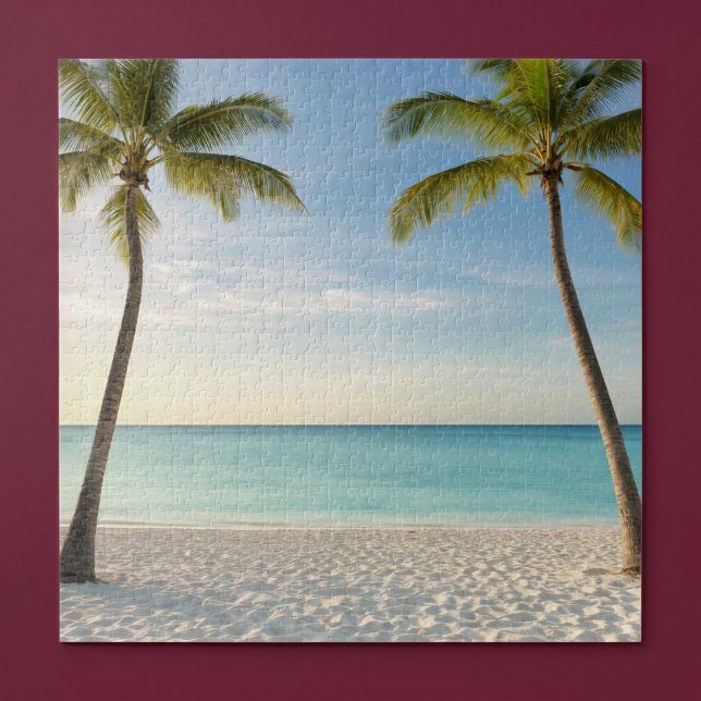 Puzzle Plage Paradis des Palmiers Tropicaux (Créateur téléchargé)