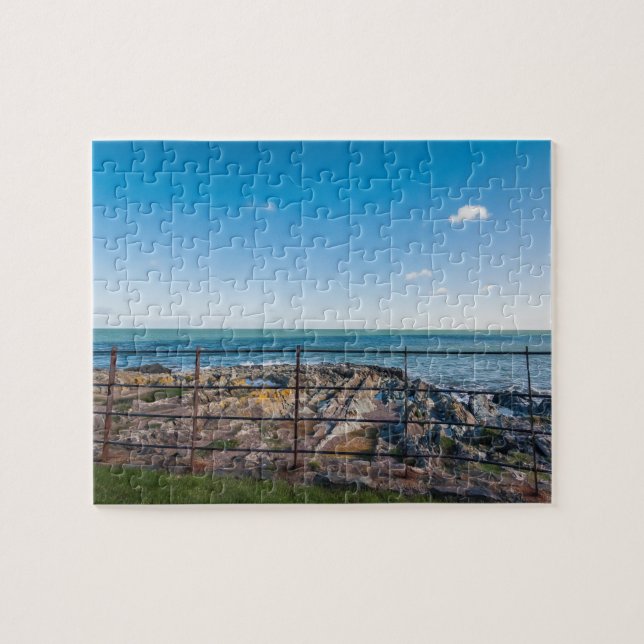 Puzzle Plage rocheuse en Irlande (Greystones) (Horizontal)