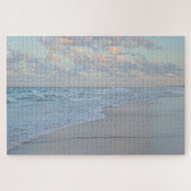 Puzzle Plage Sunrise Eau Calme Artistique Grand 20 x 30 (Horizontal)