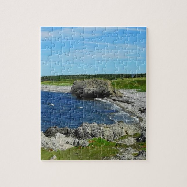 Puzzle Plage sur la côte de Terre-Neuve Canada (Vertical)
