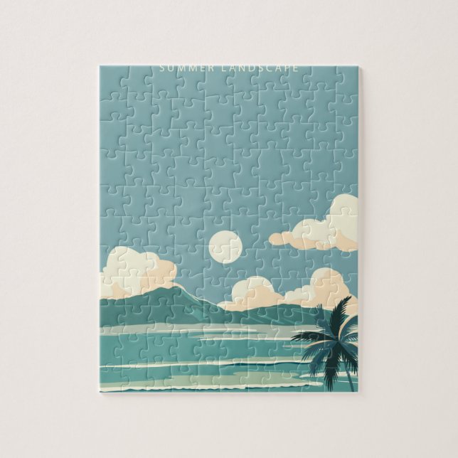 Puzzle Plage tropicale (Vertical)