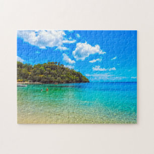 Puzzle Plage tropicale Saint Vincent.