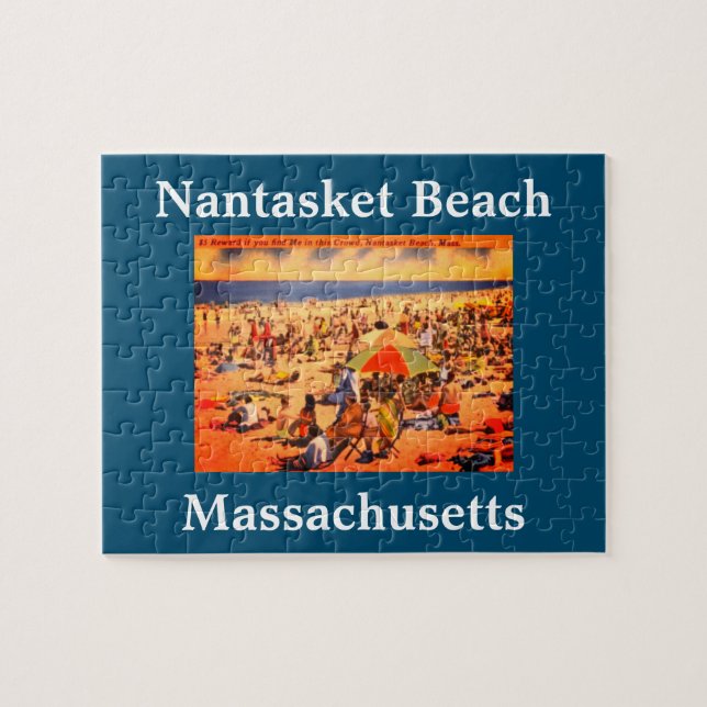 Puzzle Plage vintage de Nantasket, Massachusetts (Horizontal)