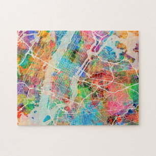 Puzzle Plan de ville de New York City
