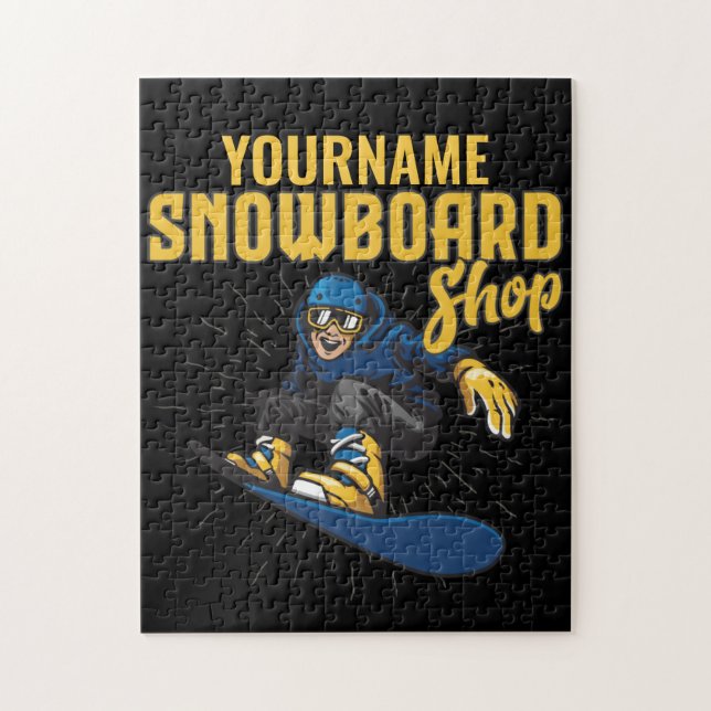 Puzzle Planche À Neige Sur Mesure Snowboard Shop Big Air (Vertical)