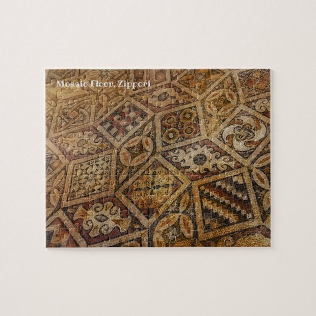 Puzzle Plancher de mosaïque chez Zippori (Horizontal)