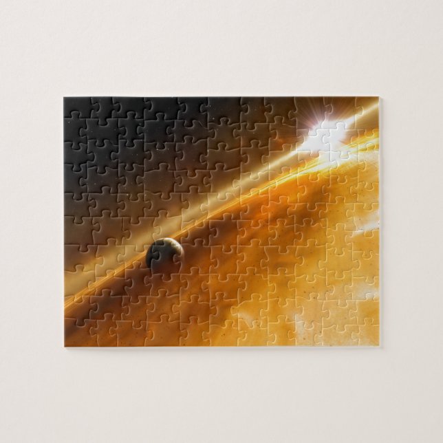 Puzzle Planète Fomalhaut B Orbite une étoile (Horizontal)