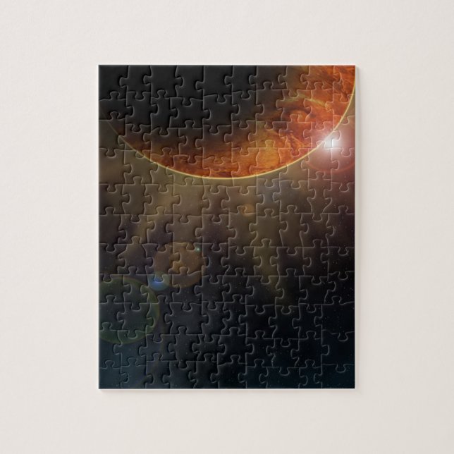Puzzle Planète rouge (Vertical)