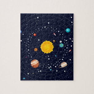 Puzzle Planètes de système solaire