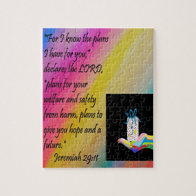Puzzle Plans pour l'espoir et un avenir (Vertical)