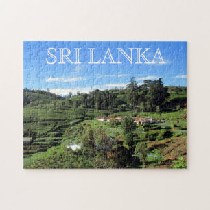 Puzzle plantations de thé sri lanka