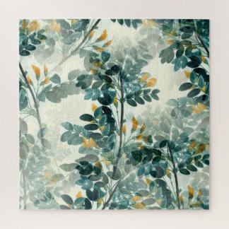 Puzzle Plante vintage jaune feuille florale