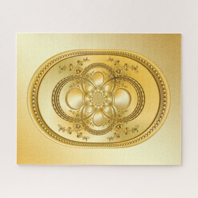 Puzzle Plaque d'or (Horizontal)