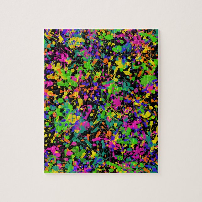 Puzzle Plaques de peinture de lumière du Nord (Vertical)