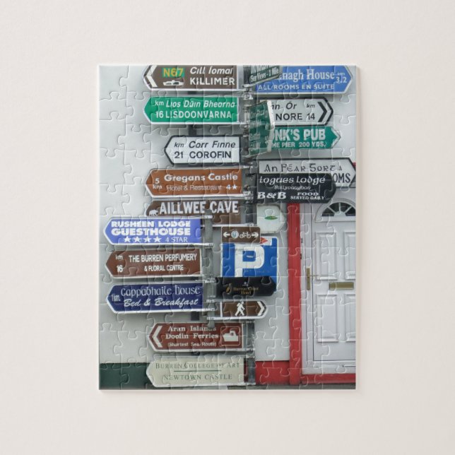 Puzzle Plaques de rue irlandaises (Vertical)