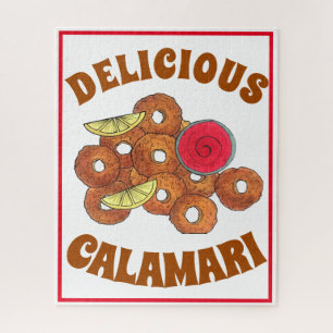 Puzzle Plat de Calamari frits Alimentation Italienne Entr