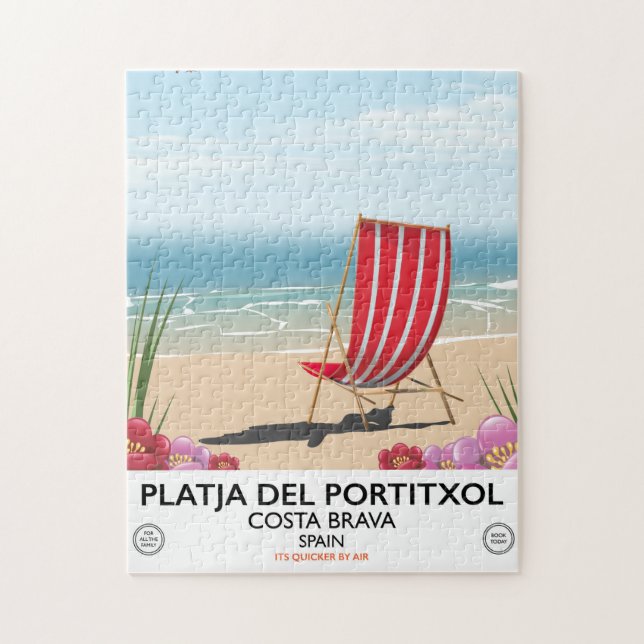 Puzzle Platja del Portitxol, Costa Brava, Espagne (Vertical)