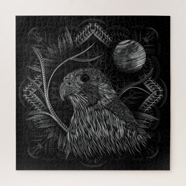Puzzle Pleine lune de faucon (Vertical)
