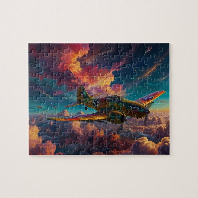 Puzzle Plongez dans l'histoire : Junkers Ju 87 German Fig (Horizontal)