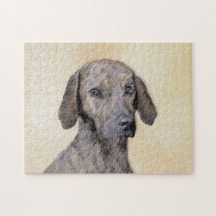 Puzzle Plott Peinture - Cute Original Chien Art
