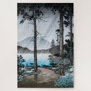 Puzzle Pluie matinale au lac Hakone par Tsuchiya Koitsu