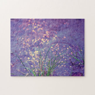 Puzzle Pluie pourpre scintillante
