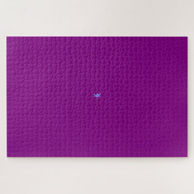 Puzzle pluie violette (Horizontal)