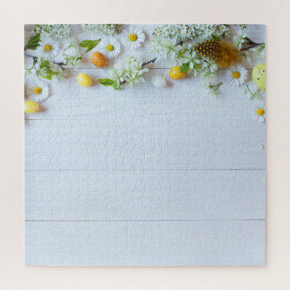 Puzzle Plum de cerisier de Pâques : Oeufs Jaunes.