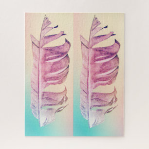 Puzzle Plumes art funky coloré stimulant