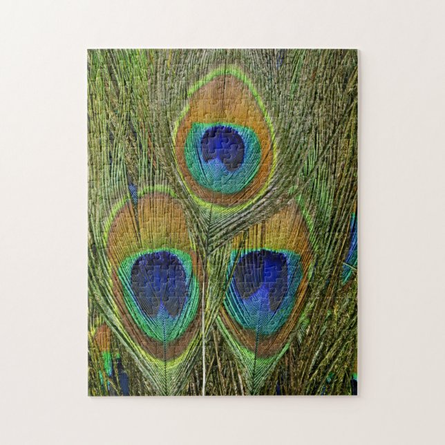 Puzzle Plumes de paon (Vertical)