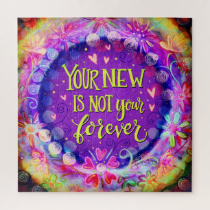 Puzzle Plutôt Violet Floral Nouveau Pas Toujours Inspirit