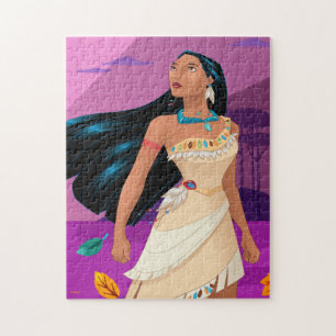 Puzzle Pocahonatas debout dans la brise