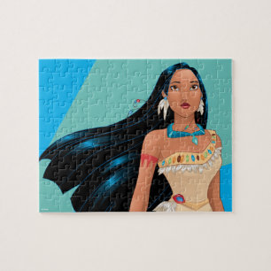 Puzzle Pocahontas Closeup