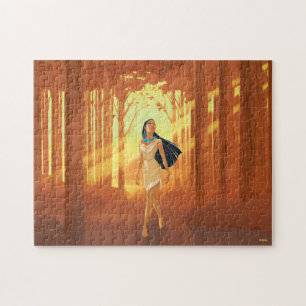 Puzzle Pocahontas Marcher À Travers Les Bois